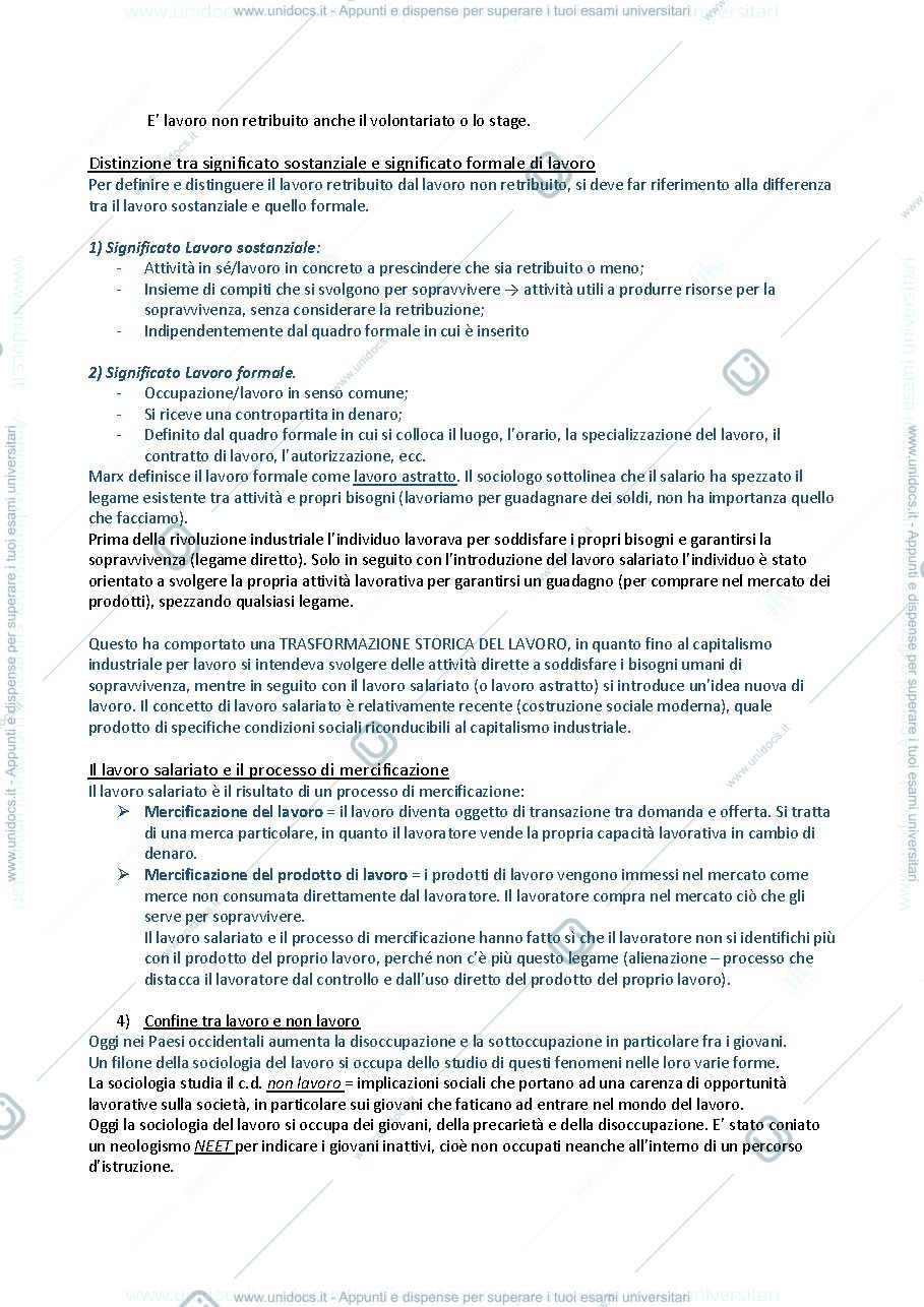 Anteprima pagina 4 — Sociologia del lavoro