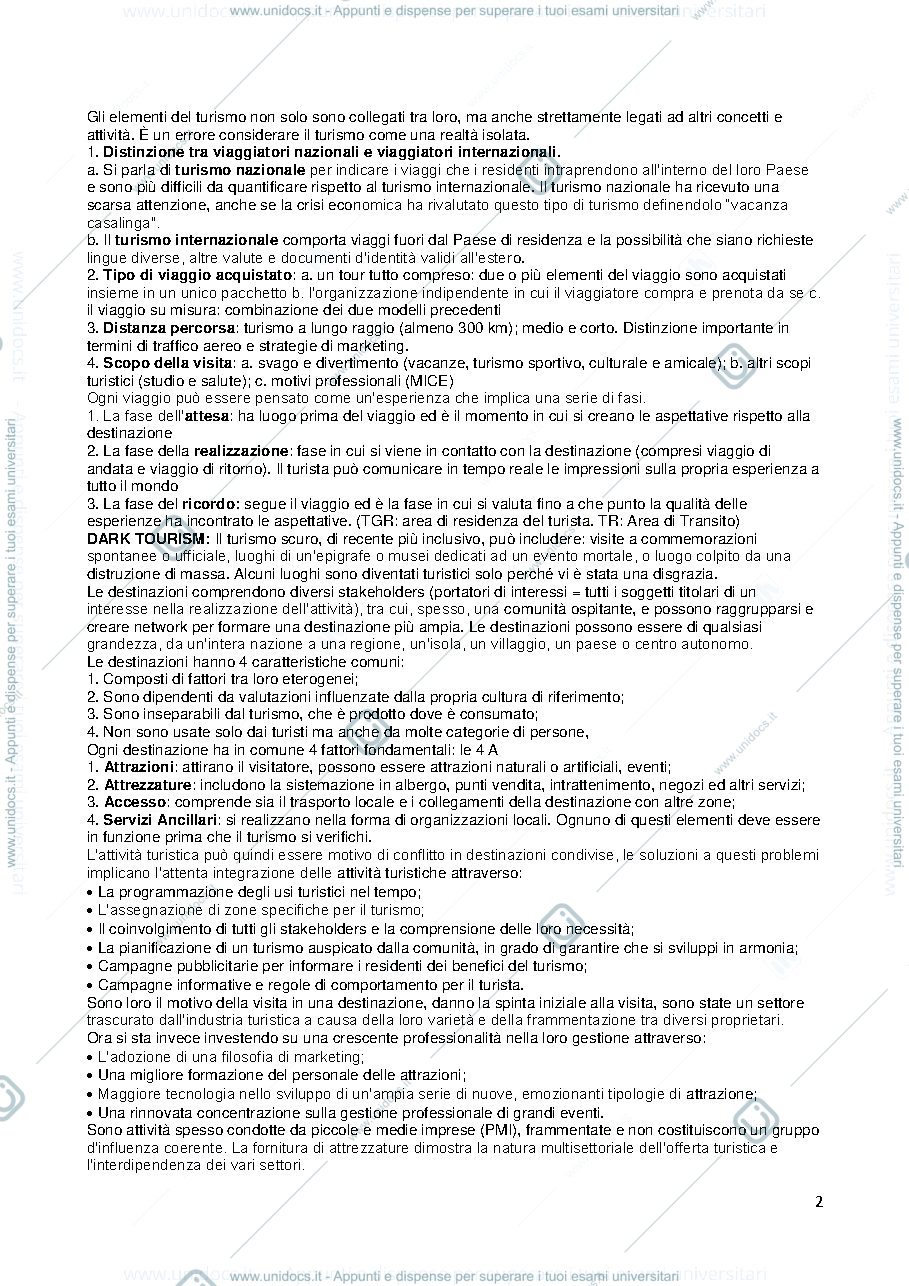 Anteprima pagina 2 — I fondamenti del turismo
