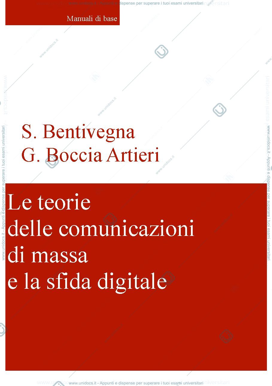 Anteprima pagina 2 — riassunto sul programma d’esame di SOCIOLOGIA DELLA COMUNICAZIONE