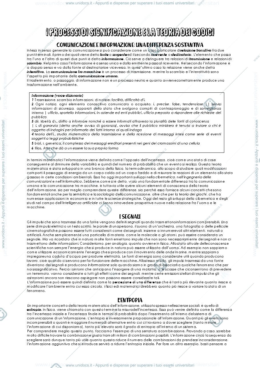 Anteprima pagina 3 — Sociologia della comunicazione 