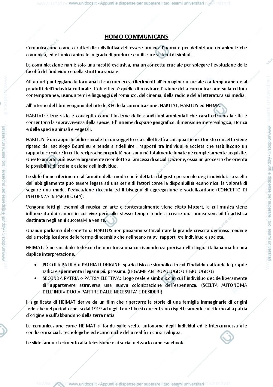 Anteprima pagina 1 — HOMO COMMUNICANS
