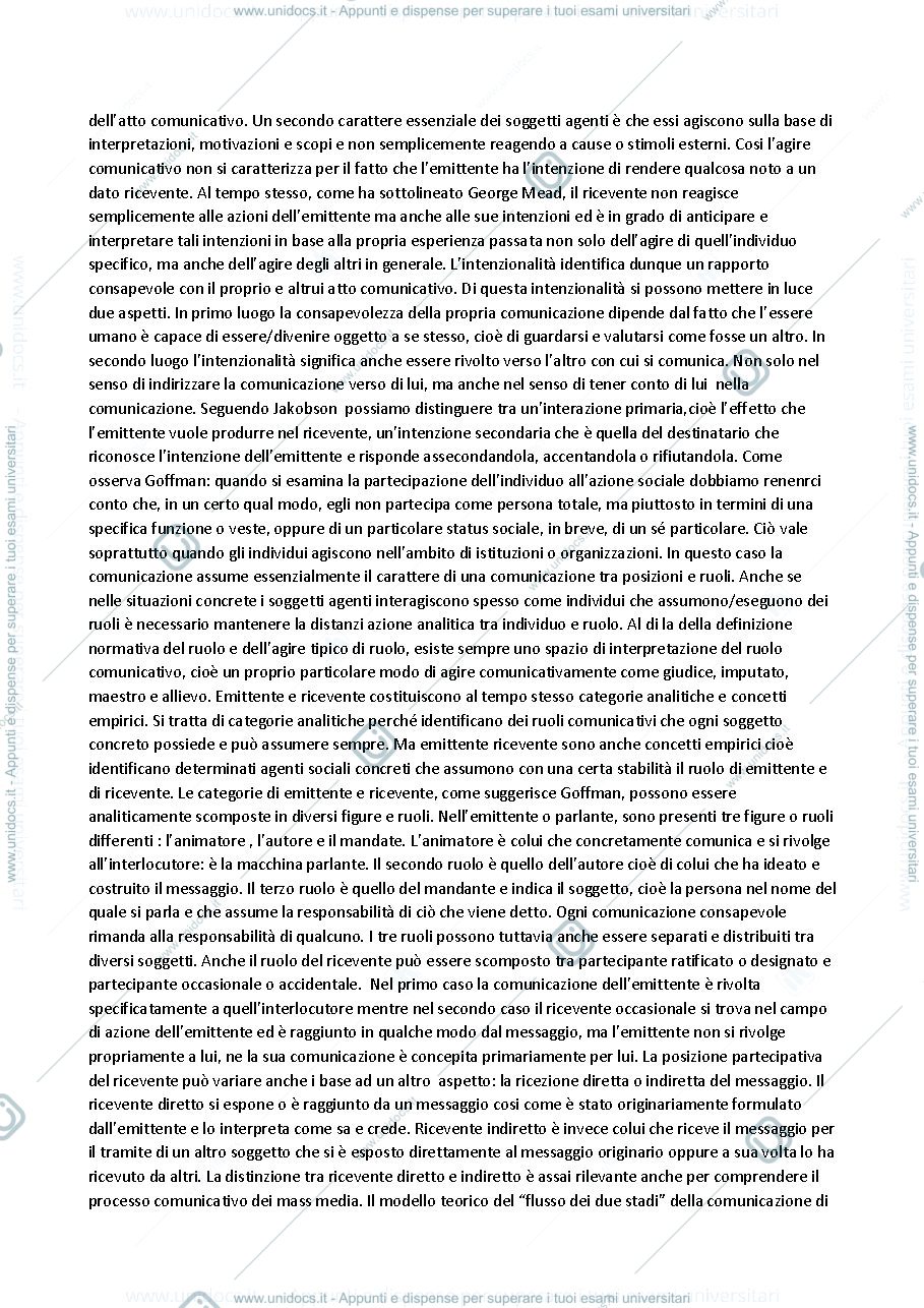 Anteprima pagina 2 — Sociologia della comunicazione 