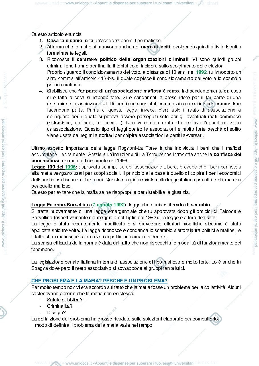 Anteprima pagina 2 — SOCIOLOGIA DELLE MAFIE