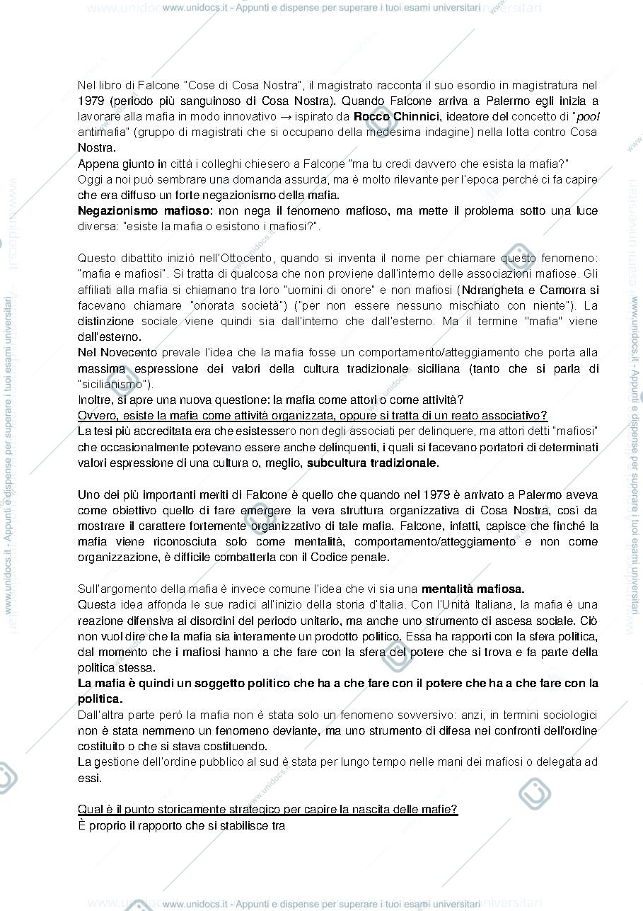 Anteprima pagina 3 — SOCIOLOGIA DELLE MAFIE