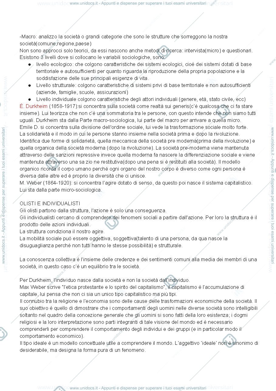 Anteprima pagina 3 — Sociologia A