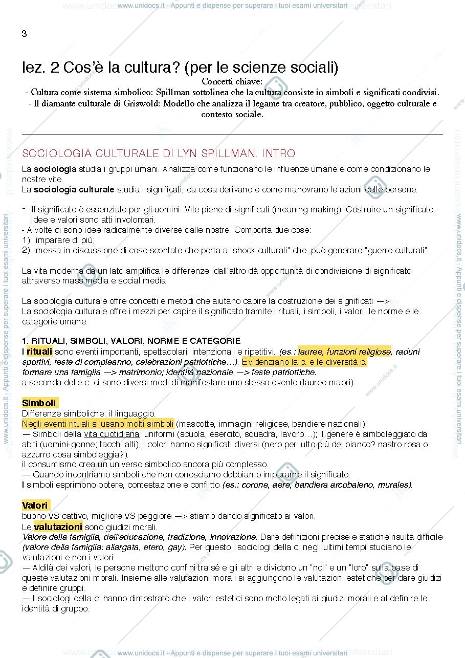 Anteprima pagina 3 — riassunti sociologia sassatelli