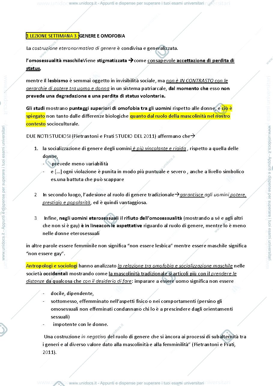 Anteprima pagina 1 — sbobinature lezione 