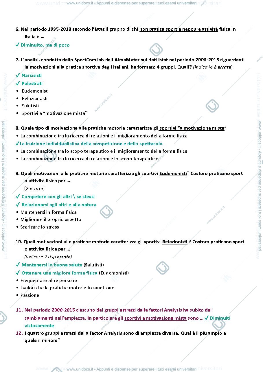 Anteprima pagina 2 — Domande d'esame