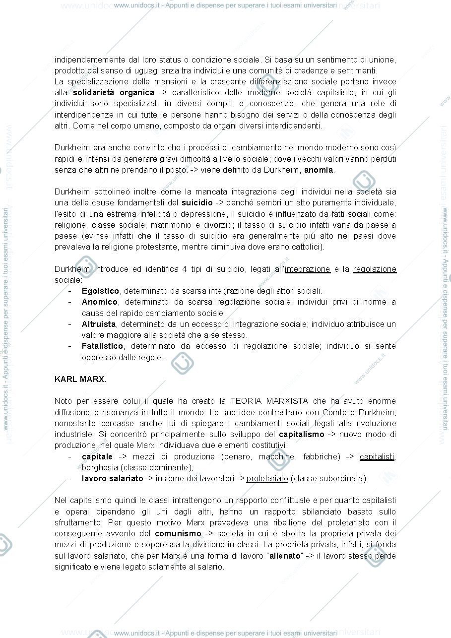 Anteprima pagina 3 — Appunti e riassunto libro del corso Sociologia e cultura