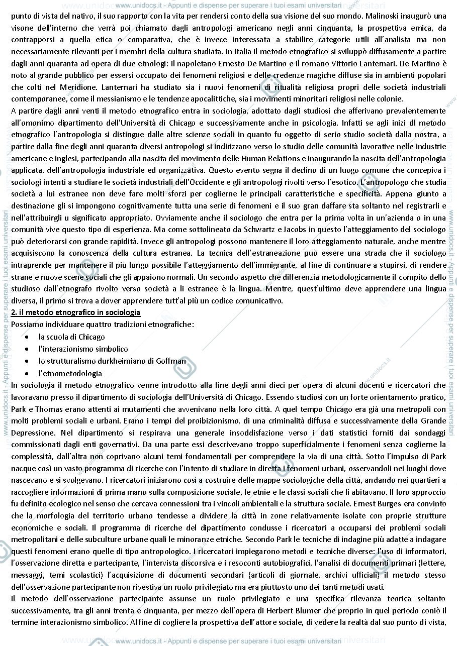 Anteprima pagina 2 — Descrivere il mondo. Teoria e pratica del metodo etnografico in sociologia