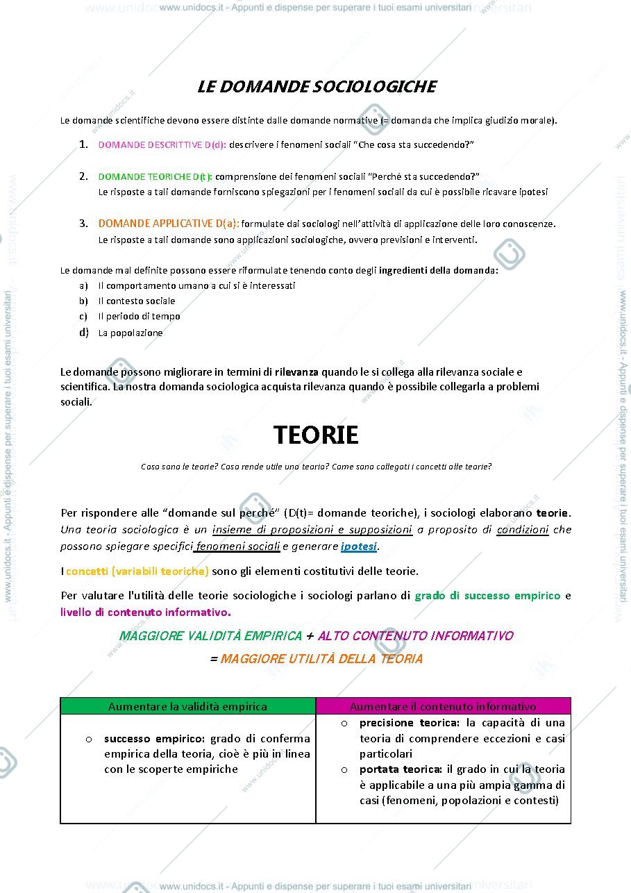 Anteprima pagina 3 — Sociologia generale modulo 1