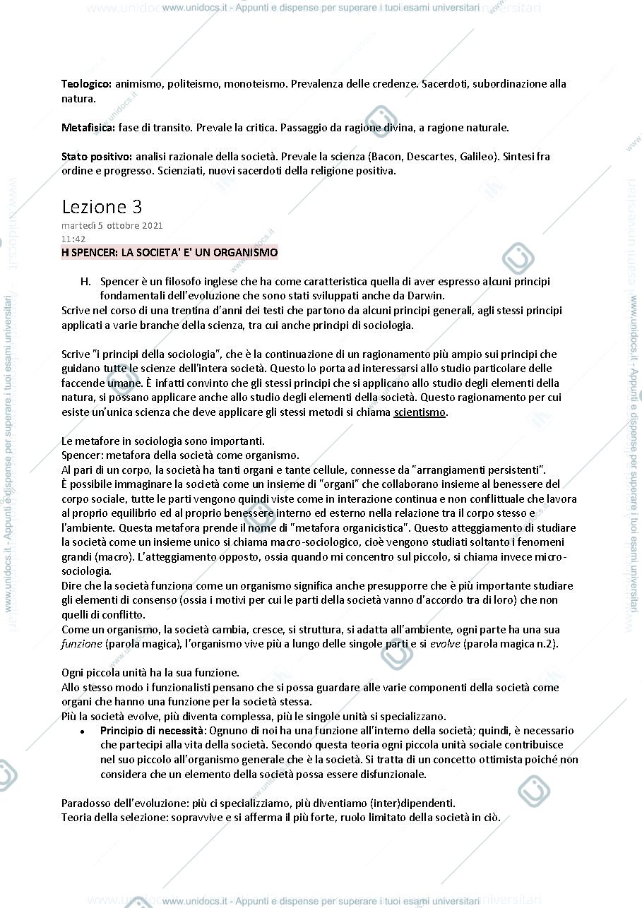 Anteprima pagina 4 — Appunti delle lezioni di sociologia generale e sociale