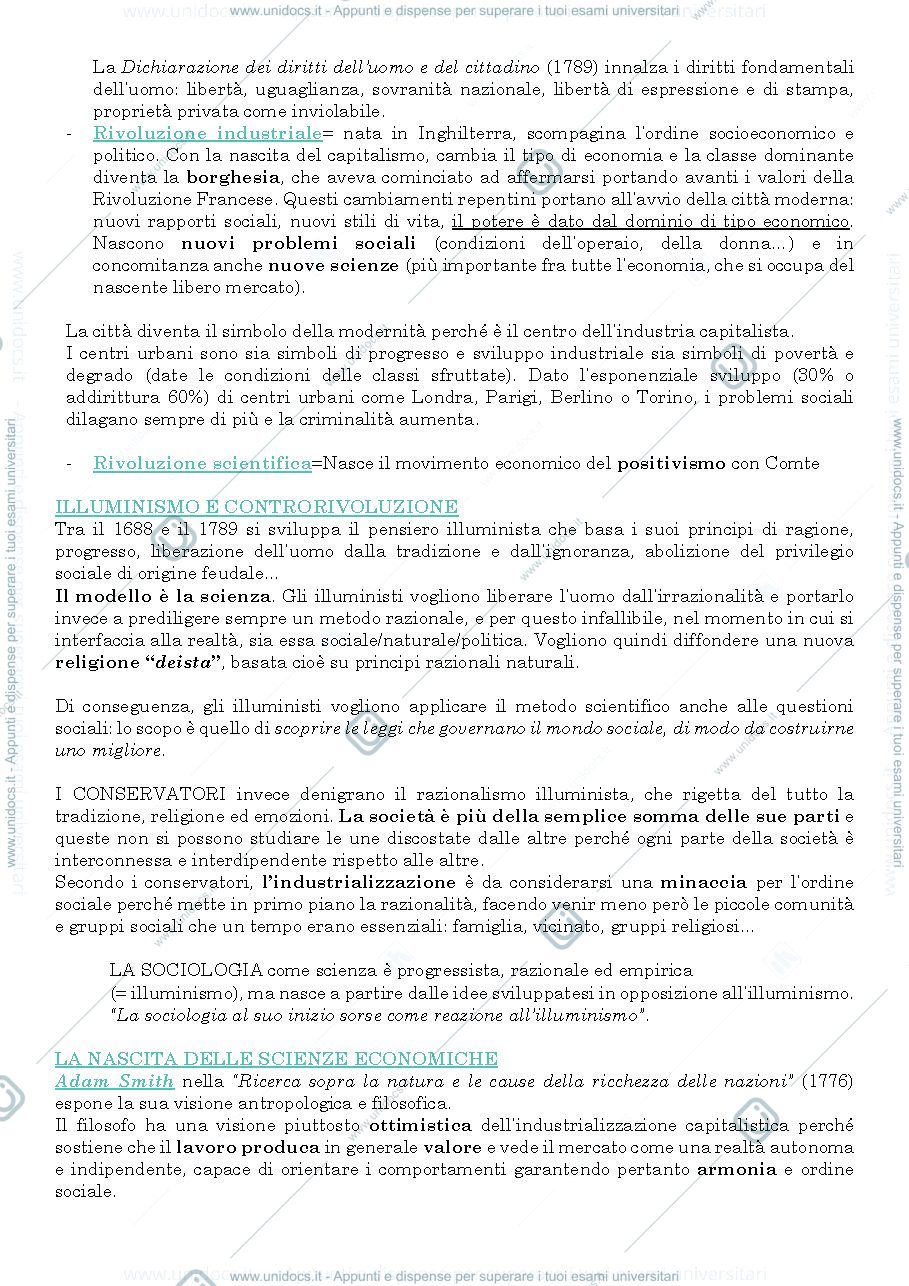 Anteprima pagina 4 — Dispensa sociologia generale