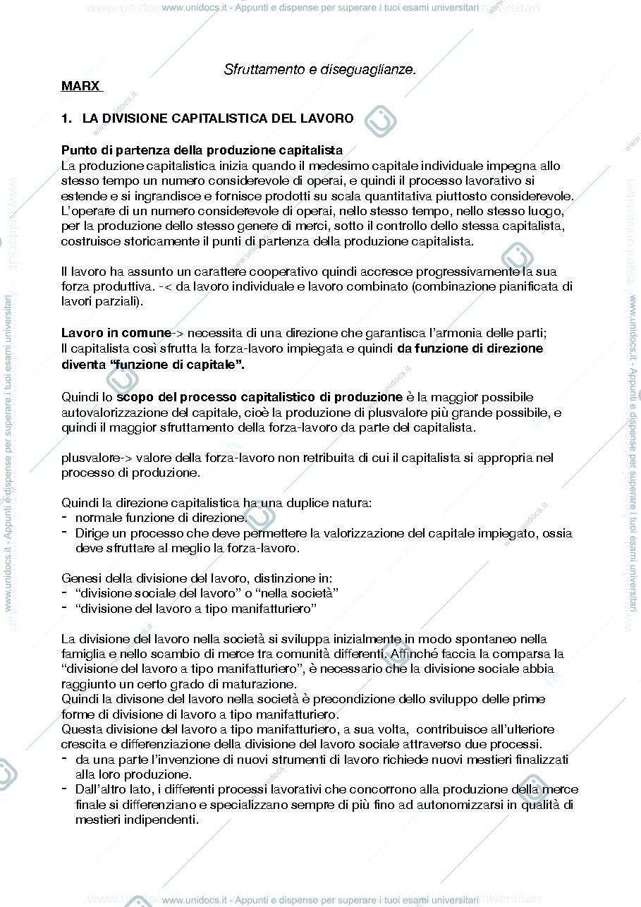 Anteprima pagina 3 — Riassunto libro "Le divisioni del lavoro sociale" Barrucci
