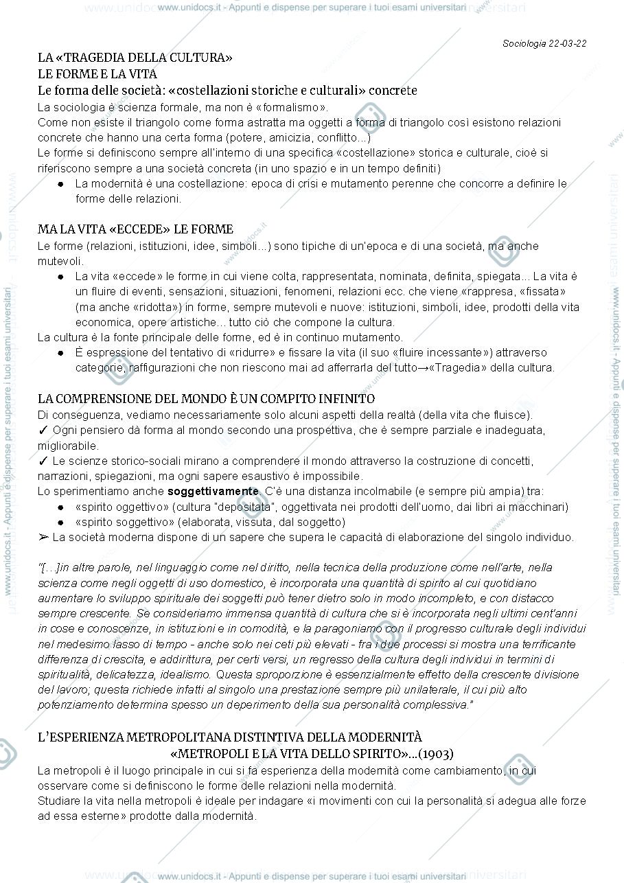 Anteprima pagina 2 — Appunti di Sociologia 