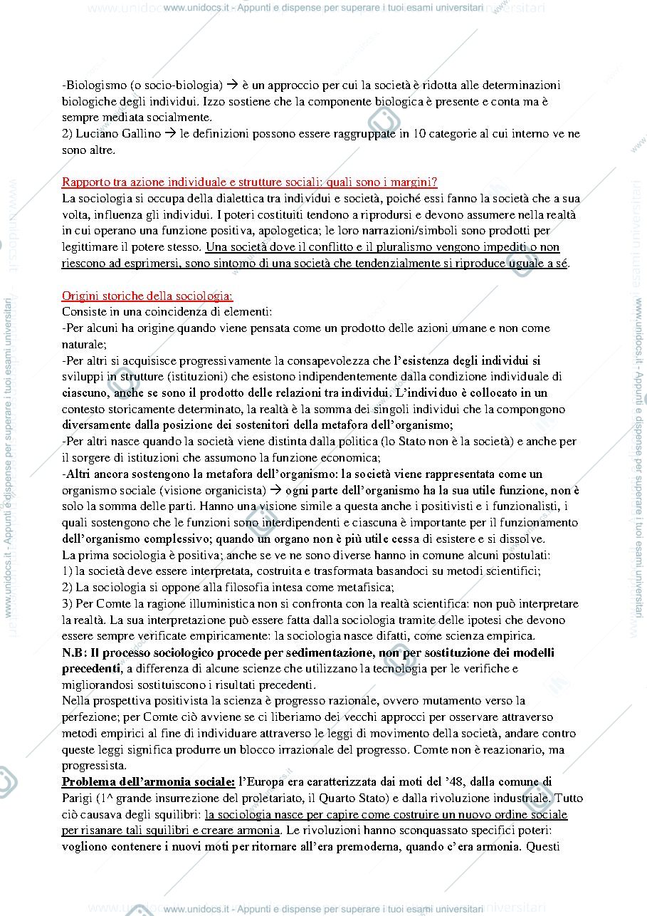 Anteprima pagina 3 — Appunti del corso di sociologia, prof. Barrucci