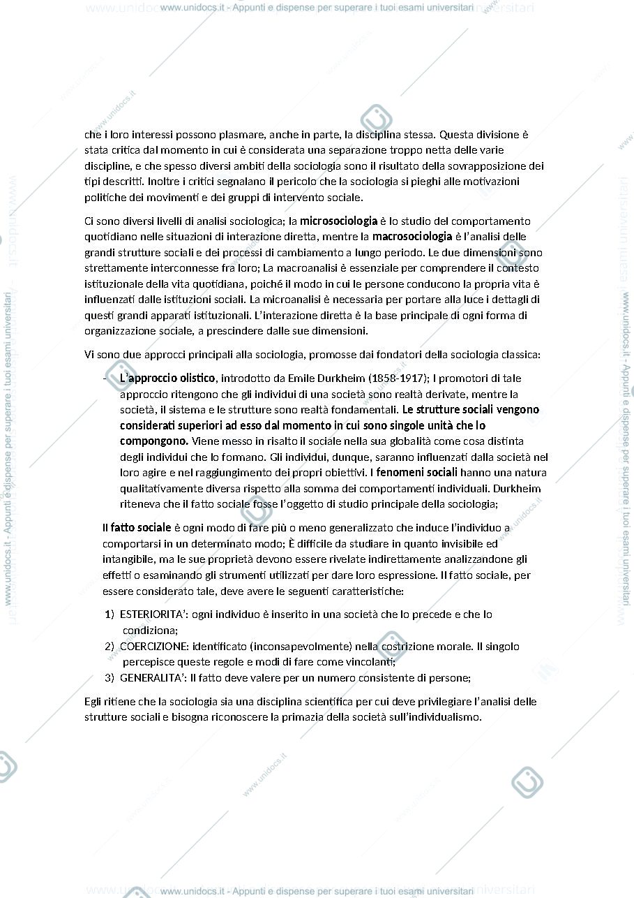 Anteprima pagina 3 — Sociologia 