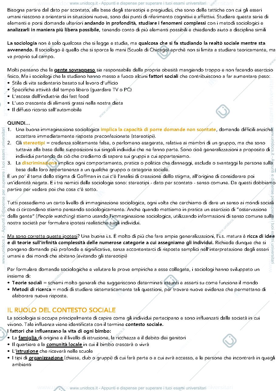 Anteprima pagina 3 — appunti sociologia generale 