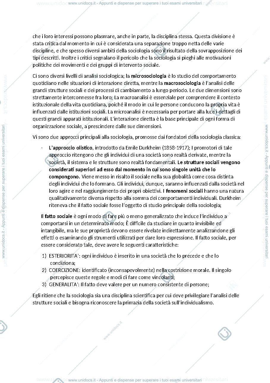 Anteprima pagina 3 — Sociologia generale