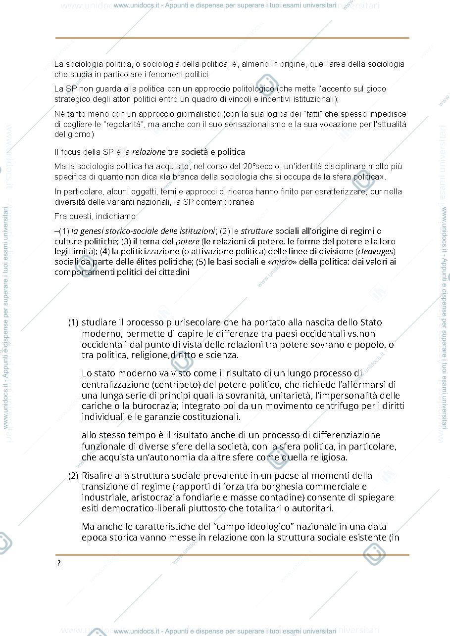 Anteprima pagina 2 — Sociologia politica