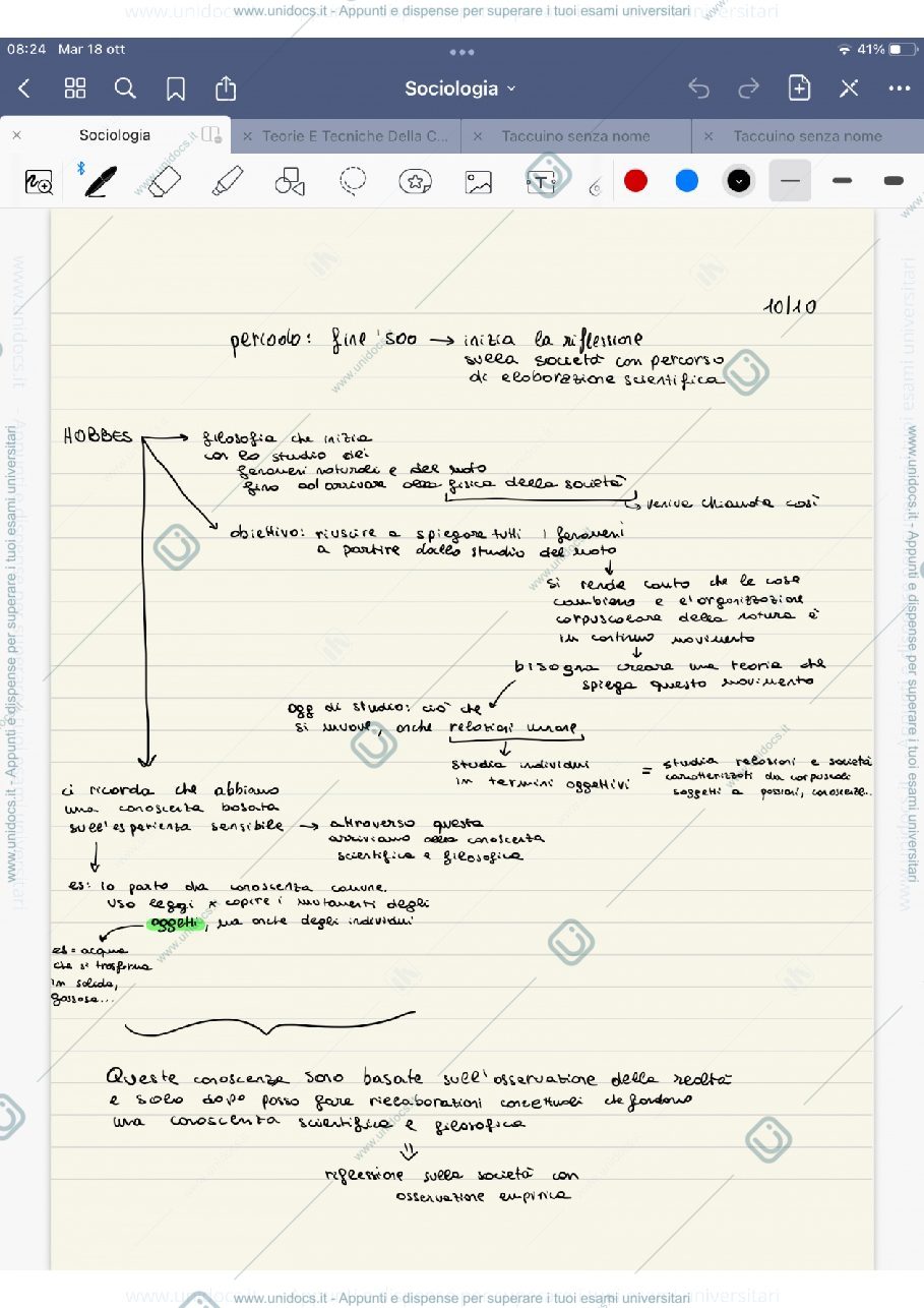 Anteprima pagina 1 — Primi autori filosofia sociale