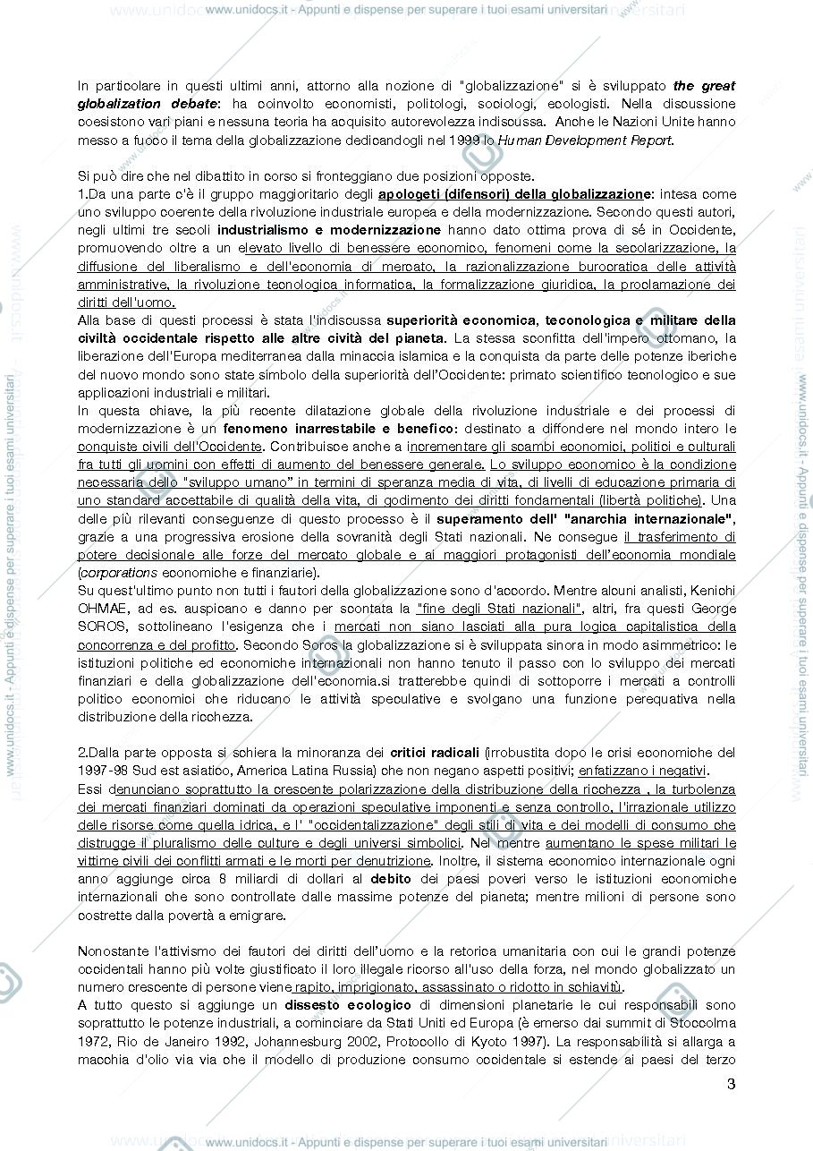 Anteprima pagina 3 — Globalizzazione, Zolo