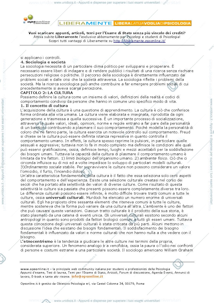Anteprima pagina 4 — Manuale di sociologia 