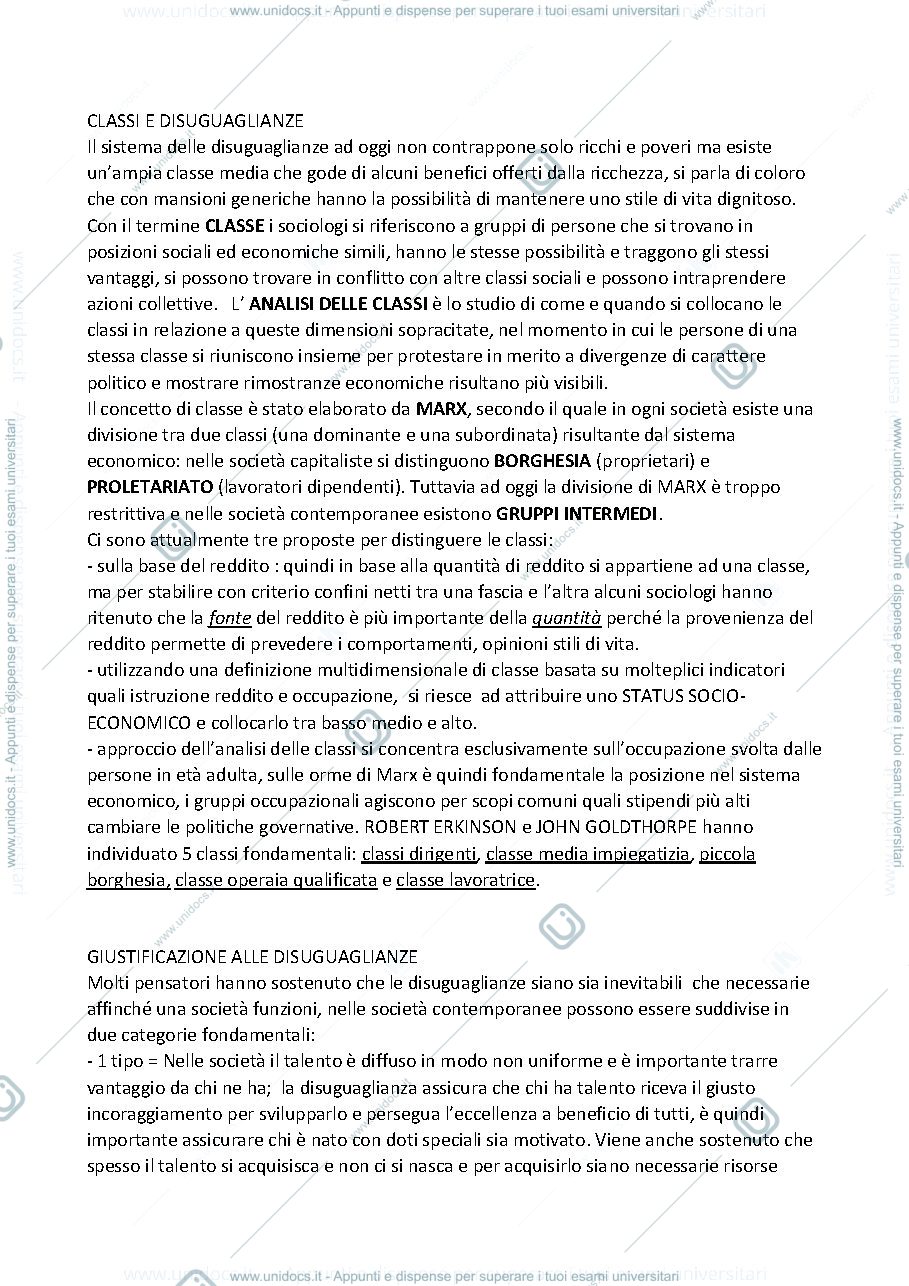 Anteprima pagina 2 — Stratificazione sociale