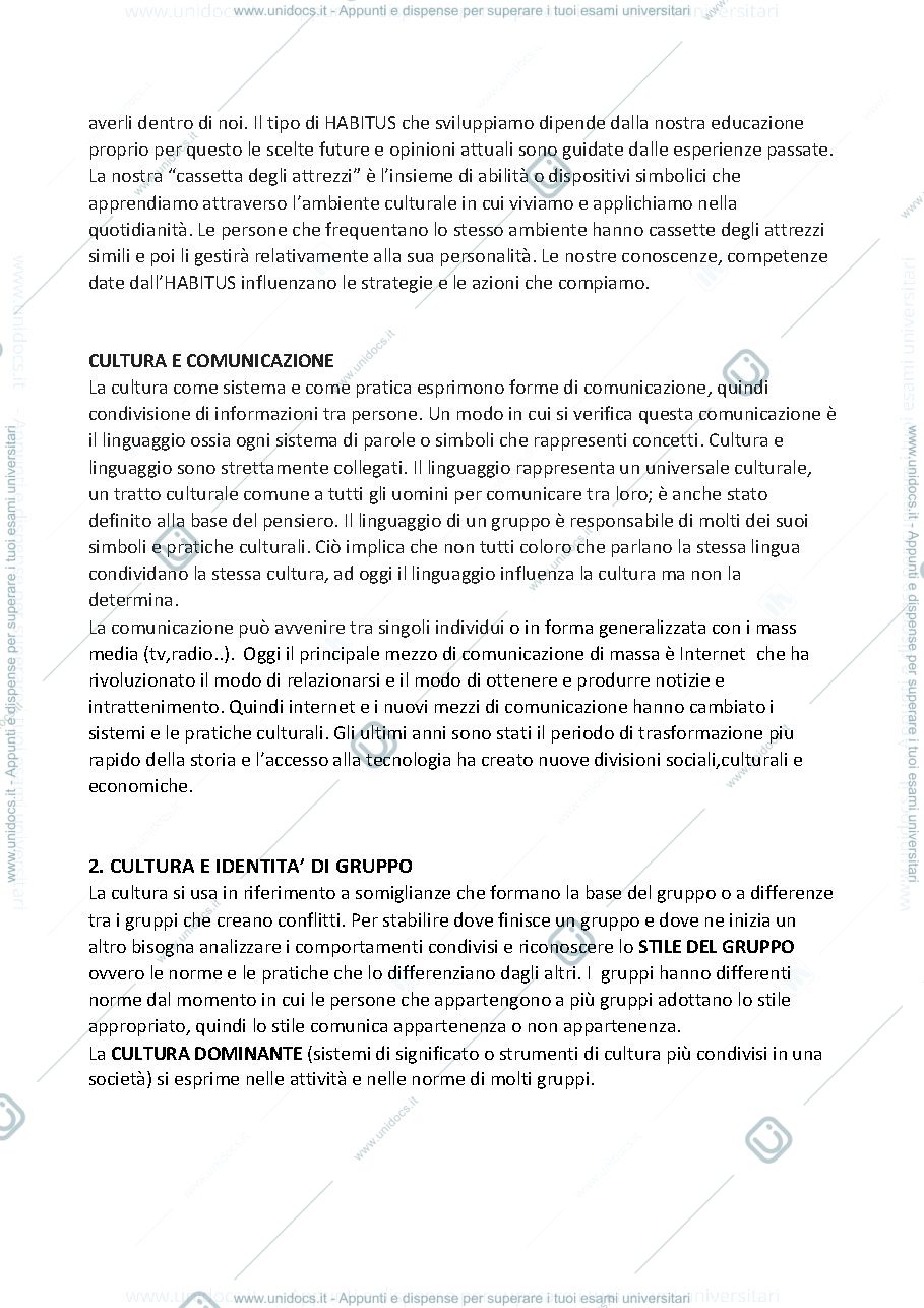 Anteprima pagina 2 — Cultura, media e comunicazione
