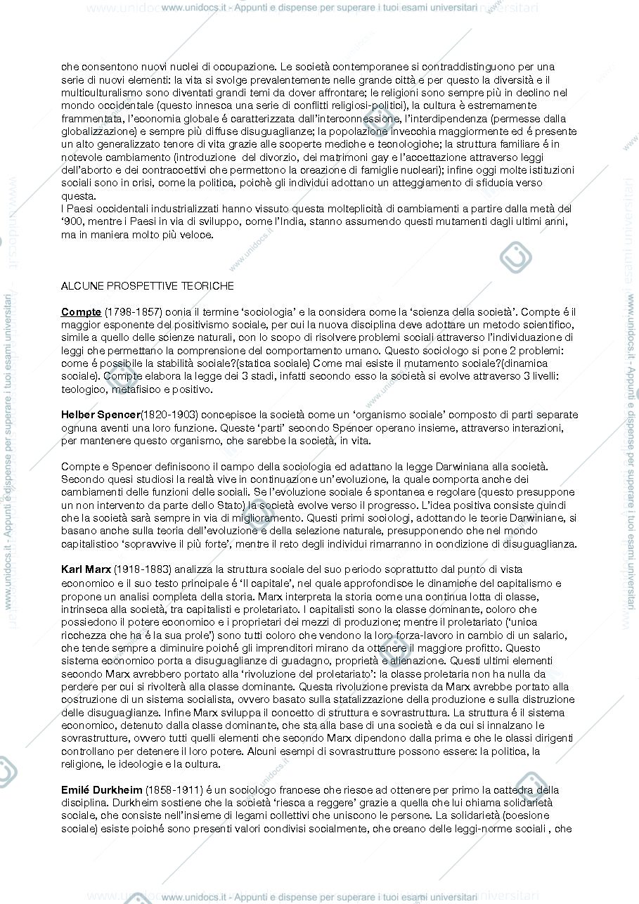 Anteprima pagina 3 — Introduzione alla sociologia generale