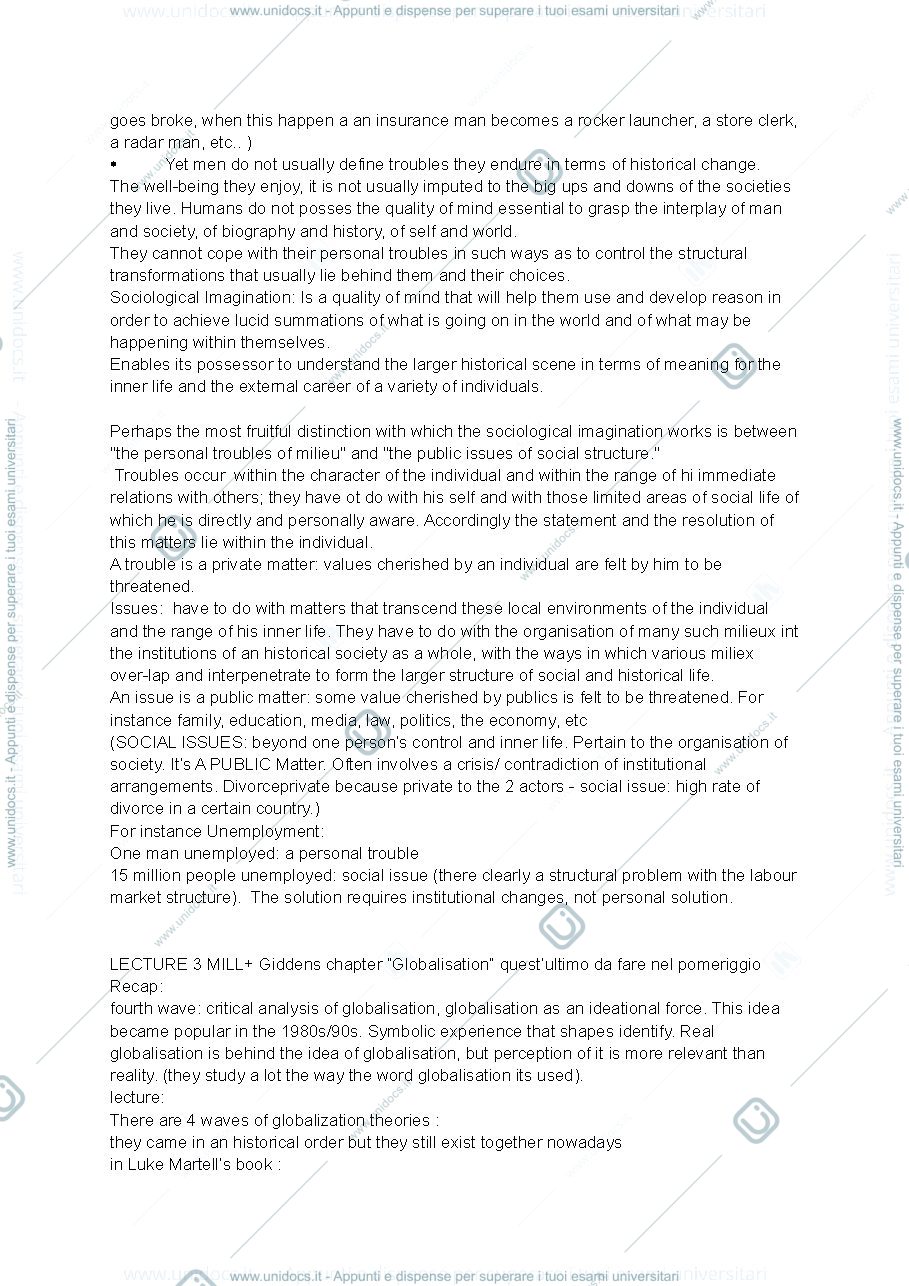 Anteprima pagina 3 — First part Sociology of globalisation