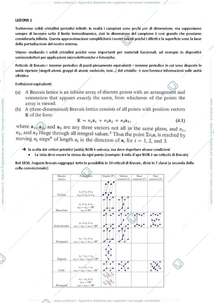 Anteprima pagina 1 — riassunti completi prima parte parziale
