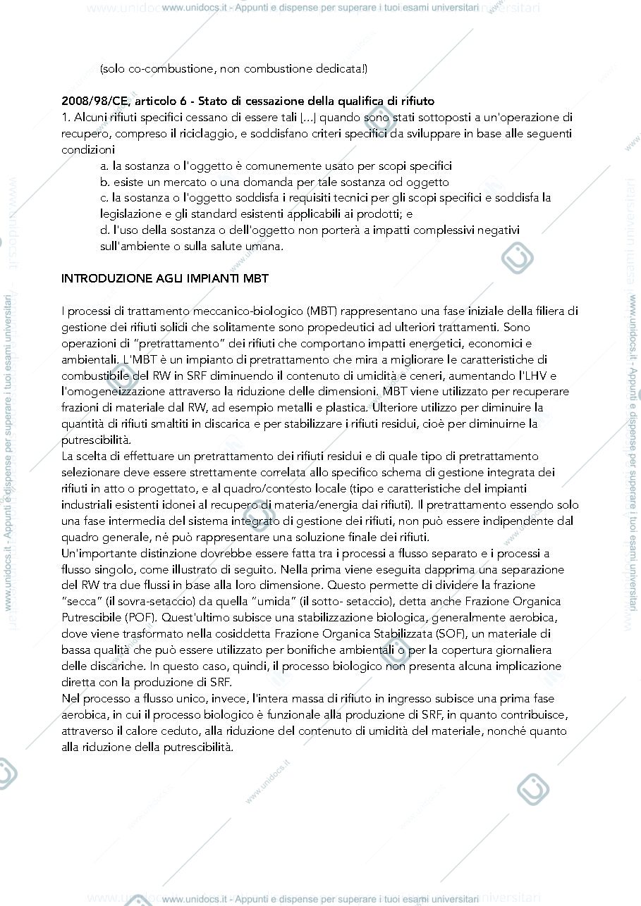 Anteprima pagina 2 — Appunti Solid Waste