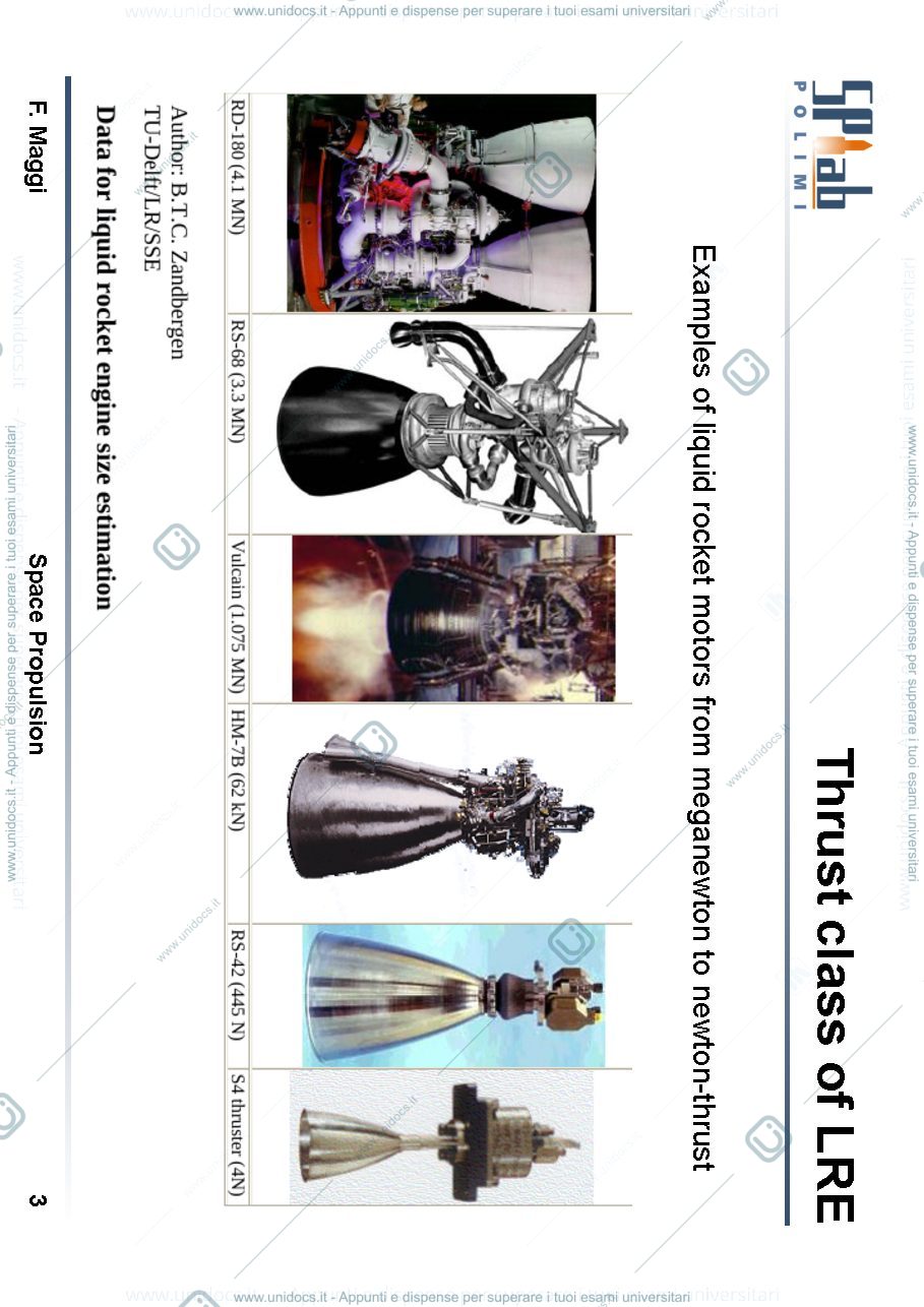 Anteprima pagina 3 — Slide commentate Space propulsion