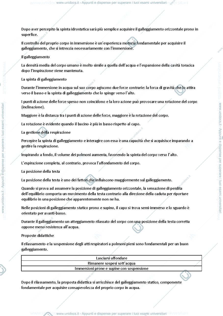 Anteprima pagina 3 — Appunti di Sport Natatori