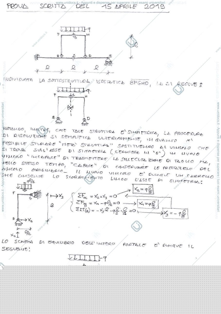 Anteprima pagina 2 — PROVE D'ESAME STATICA TEMPESTA/GALASSI