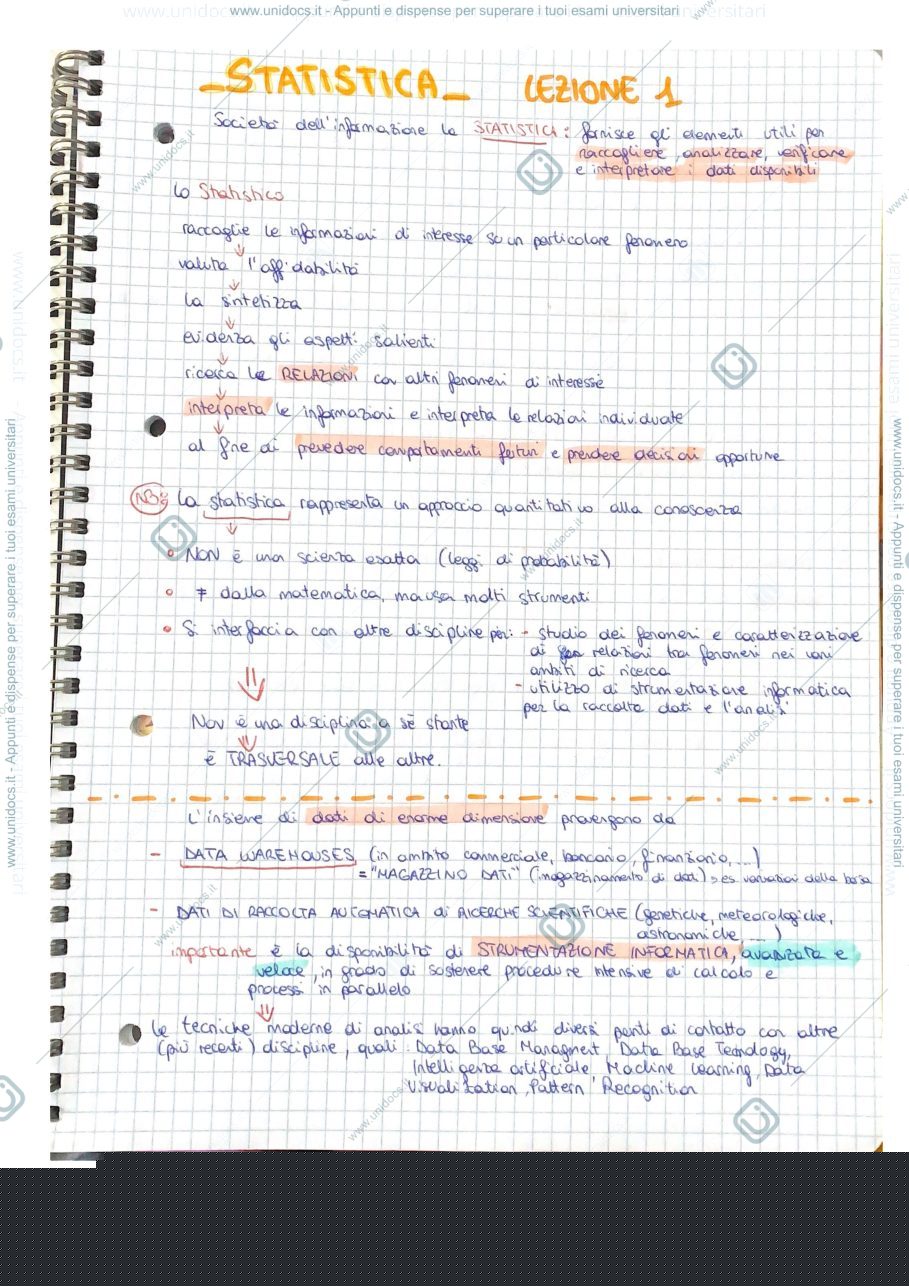 Anteprima pagina 1 — LEZIONE 1