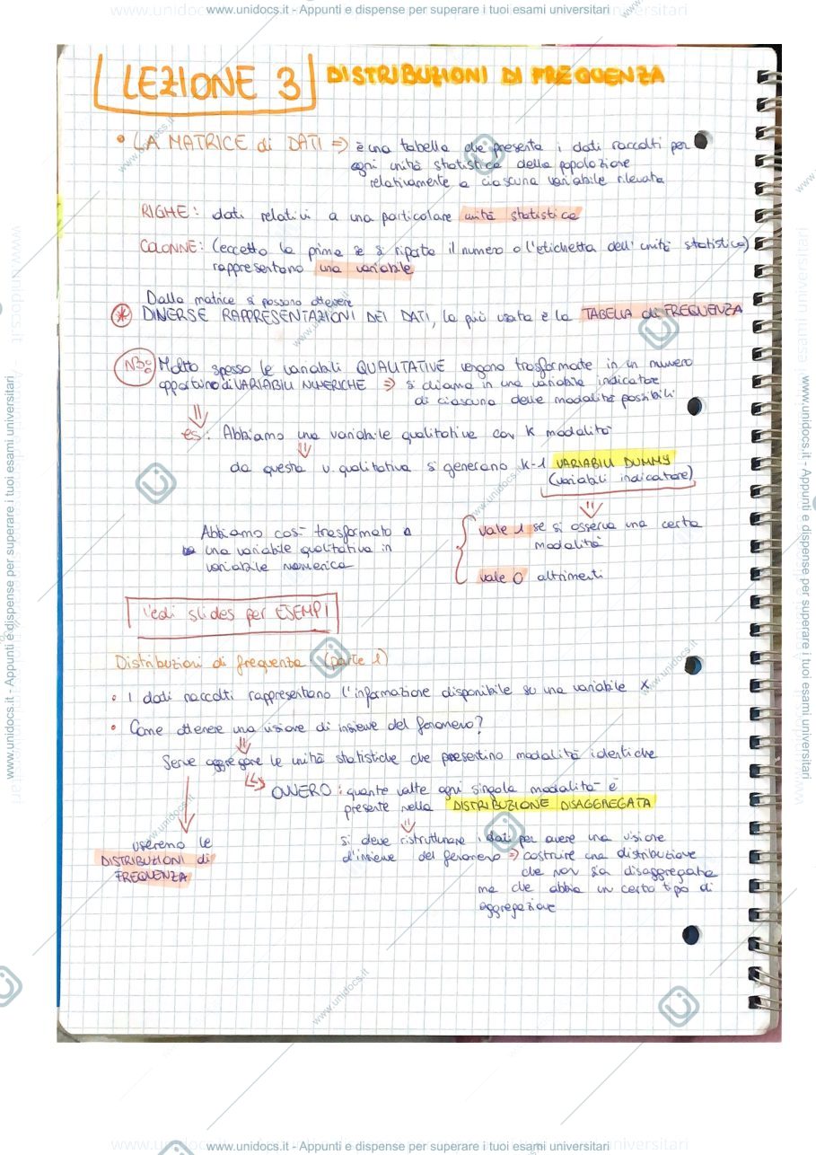 Anteprima pagina 1 — Lezione 3 e 4