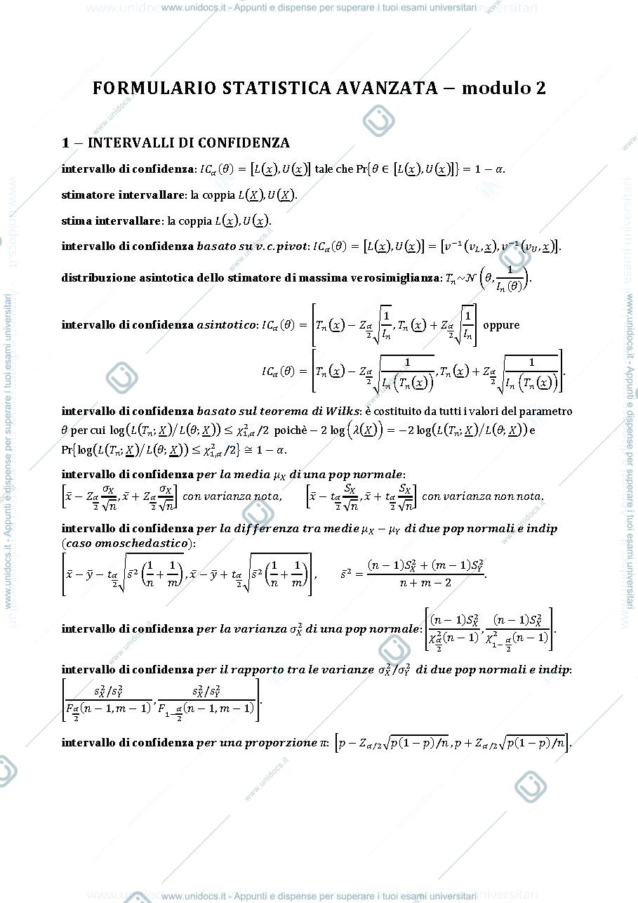 Anteprima pagina 1 — Formulario