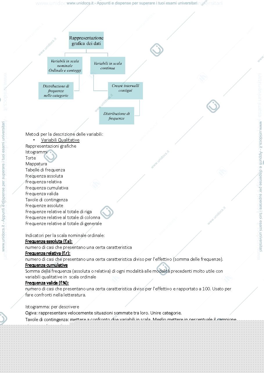 Anteprima pagina 3 — APPUNTI DI STATISTICA MEDICA PRIMO ANNO