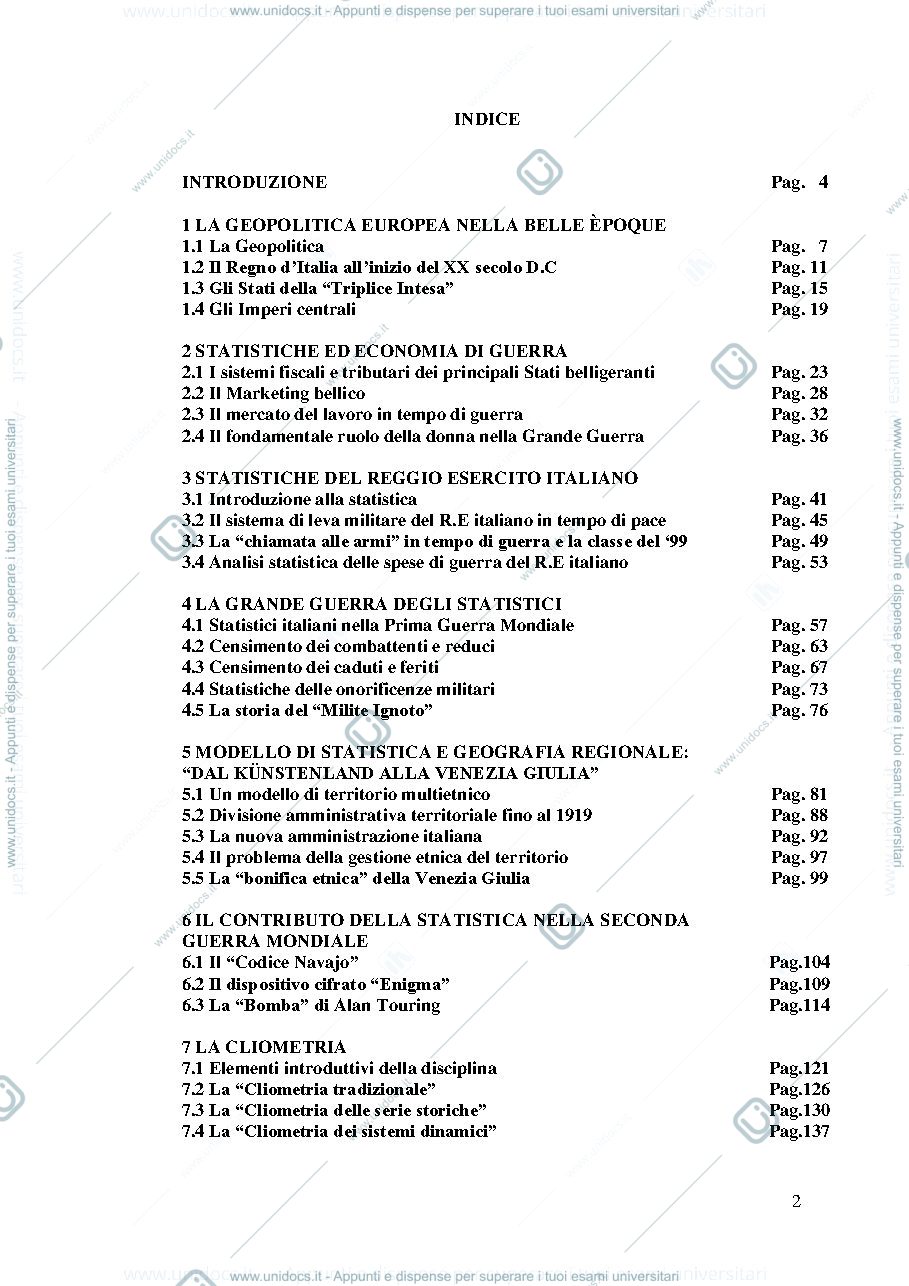 Anteprima pagina 3 — “MEMORIE DI FRONTIERA” LA LUNGA GUERRA DEGLI STATISTICI E LA CLIOMETRIA
