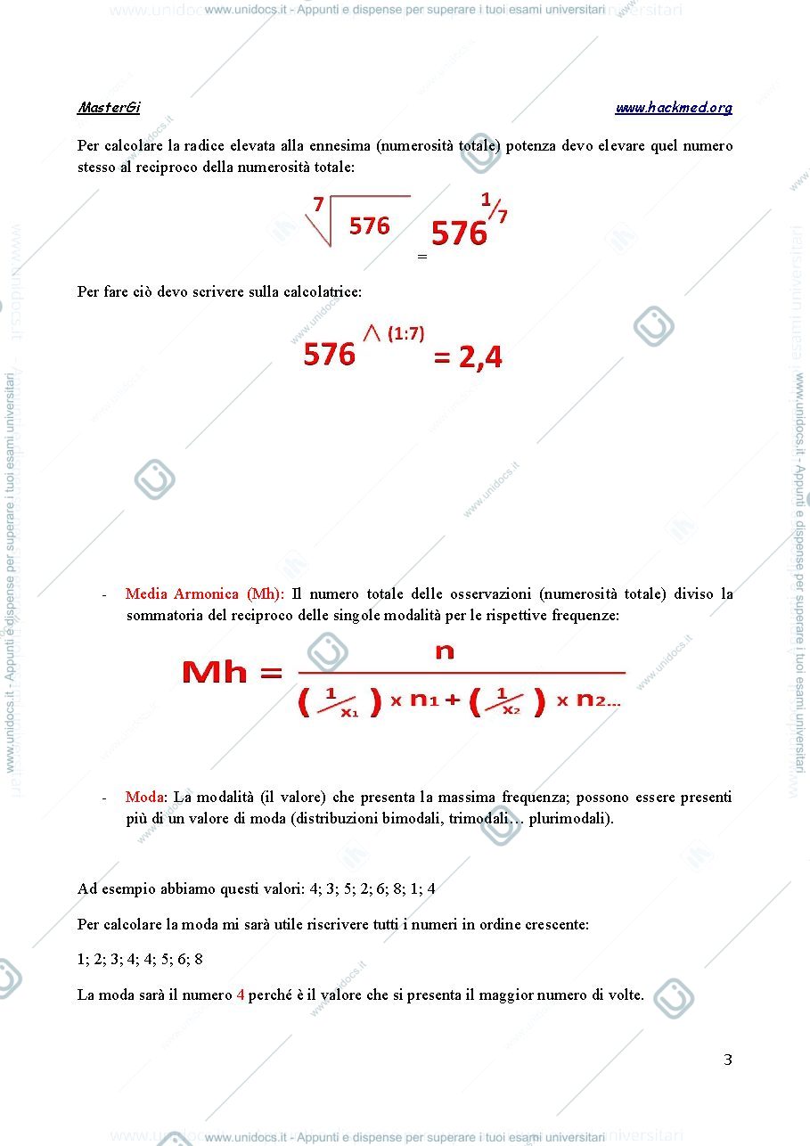 Anteprima pagina 3 — Statistica 