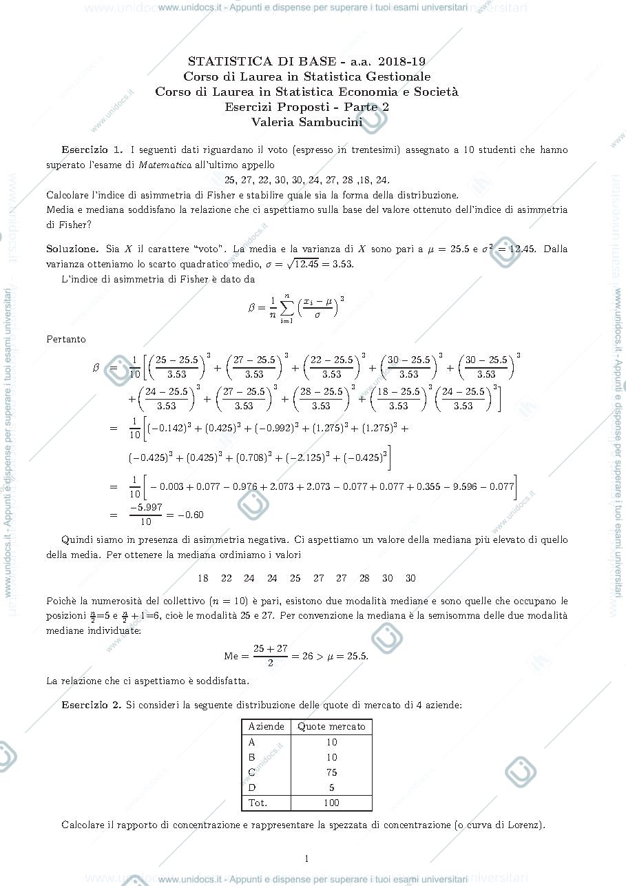 Anteprima pagina 1 — esercizi 2