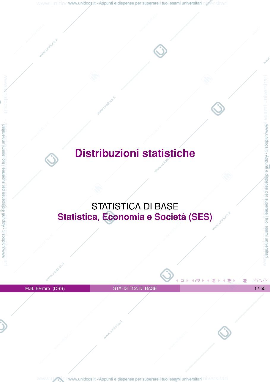 Anteprima pagina 1 — distribuzioni