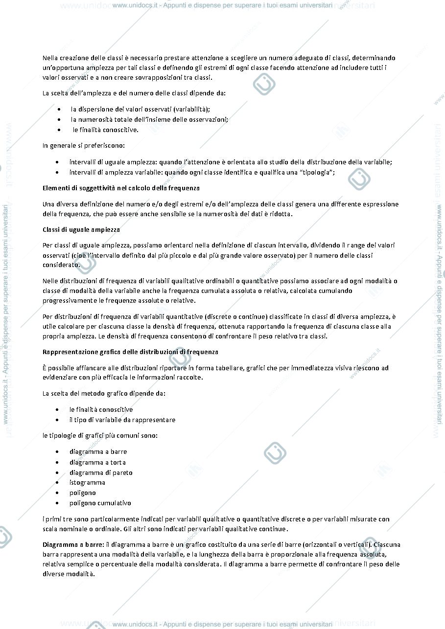 Anteprima pagina 3 — Appunti corso di statistica 
