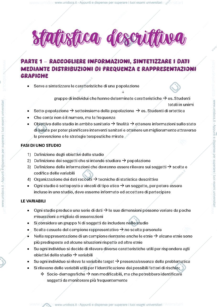 Anteprima pagina 1 — teoria statistica medica 
