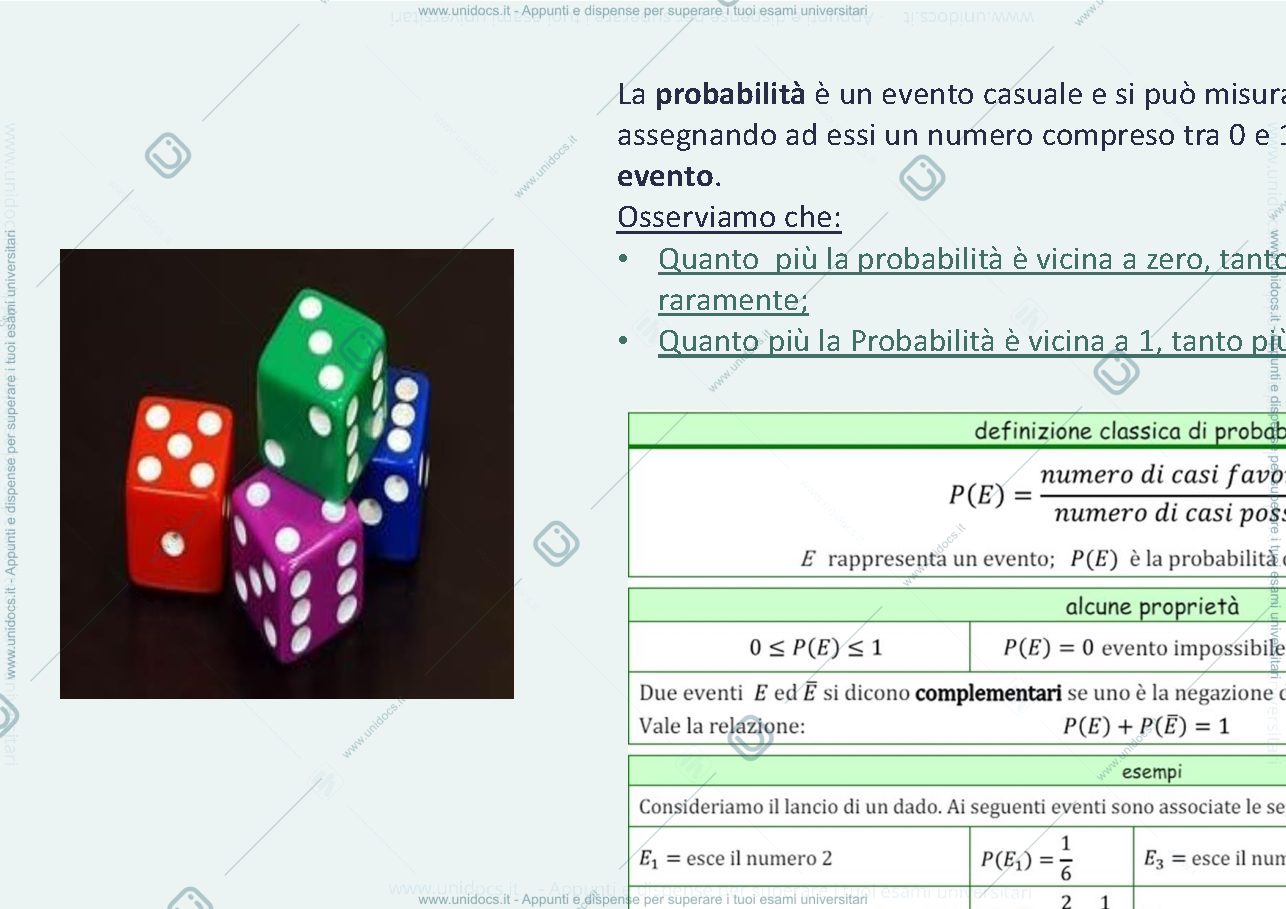 Anteprima pagina 2 — Calcolo della probabilità 