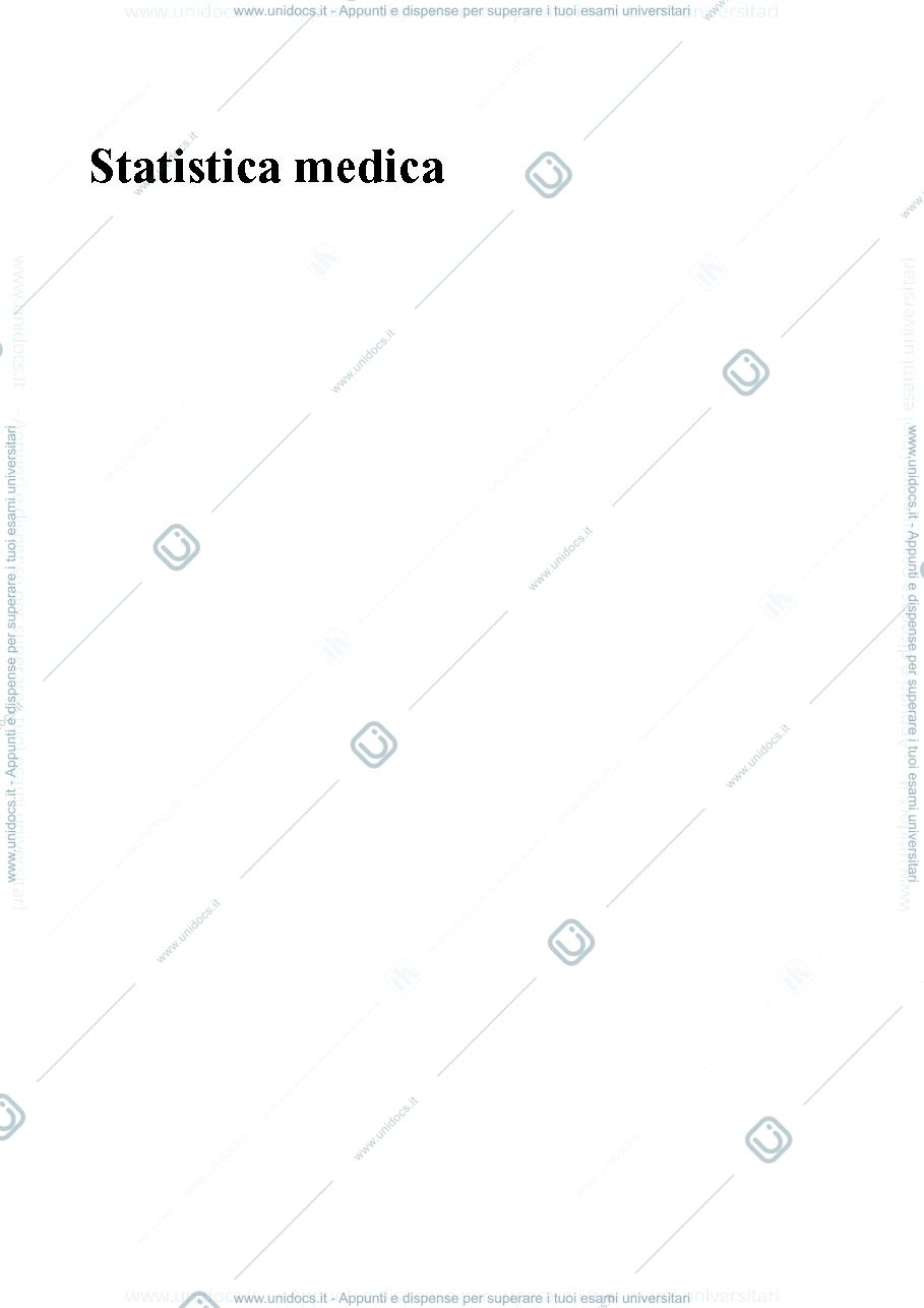 Anteprima pagina 1 — Statistica medica