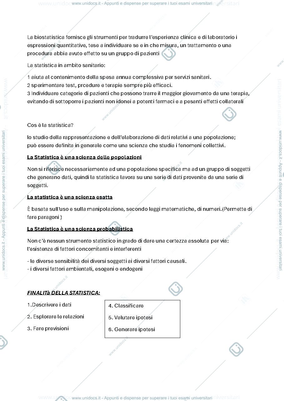 Anteprima pagina 2 — Statistica medica