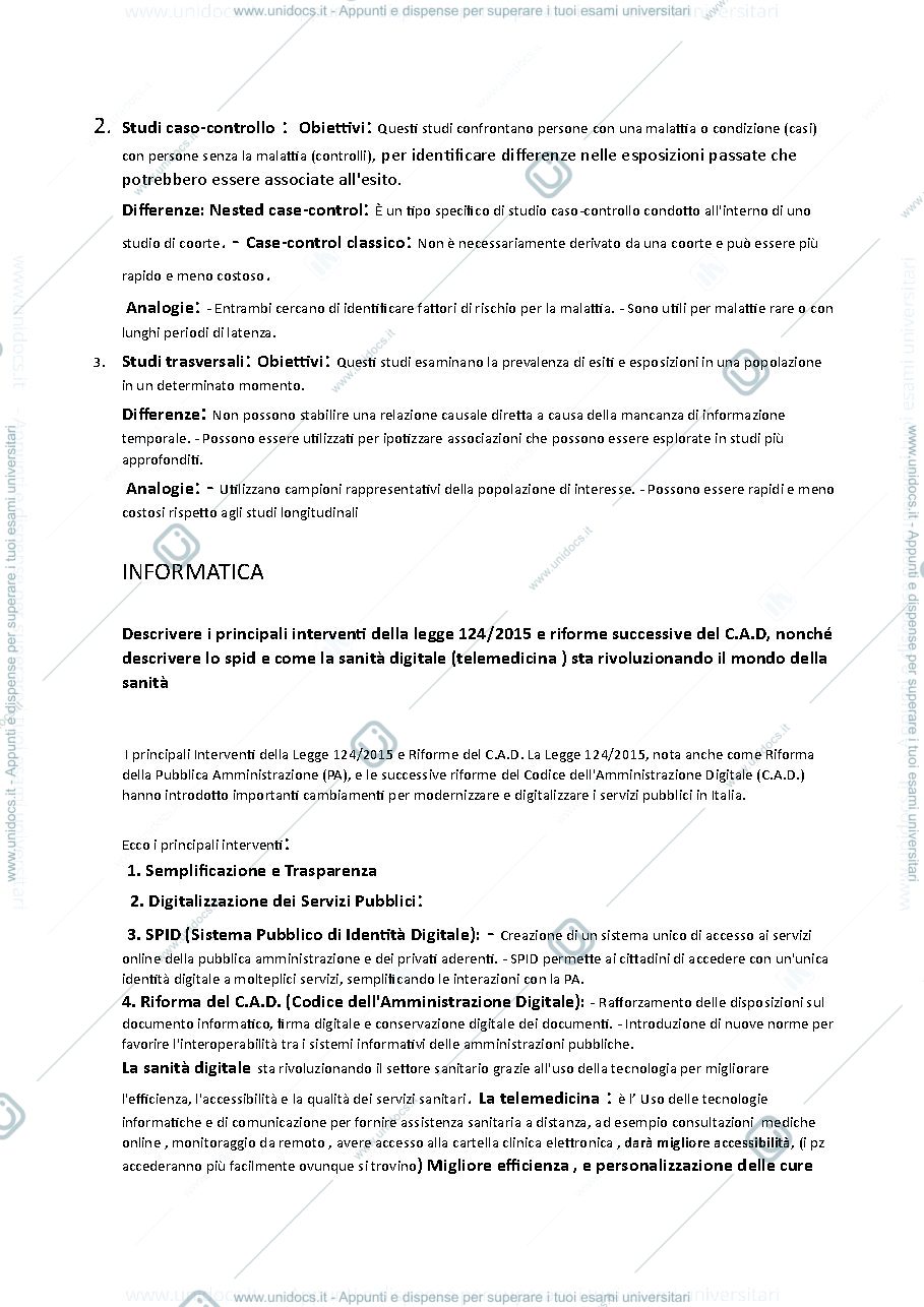 Anteprima pagina 2 — Appunti di statistica